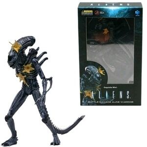 HIYA ALIENS: BATTLE DAMAGE ALINE WARRIOR 1:18 SCALE EXQUISITE MINI ACTION FIGURE